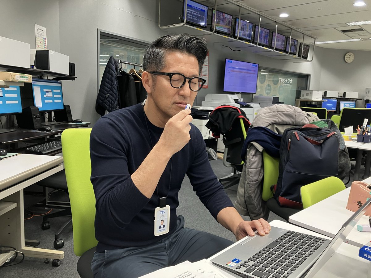 #耳金 このあと９時台🕘

#かおり展 特集❗️
プレゼンター🎤
TBS #小笠原亘 アナウンサー

ただ今 スタンバイ中🗒️
においを確認👃
まもなくです‼️