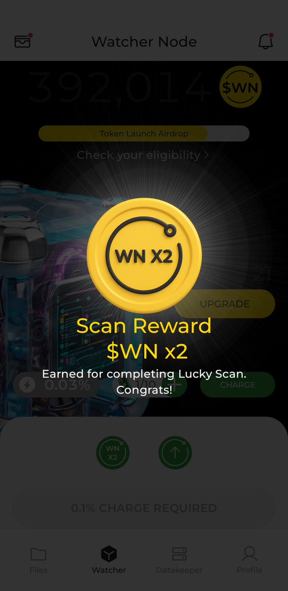 MuhammadUzer7's tweet image. 🚀 Big win on DeNet! My Watcher Node has just detected a file ready for extra copies in the DeNet Storage network, earning me some token rewards!

📱💰 Join with my link and start earning: links.denet.app/mobile?referre…

Enter my code: 0x65c7b578704f0c9c3a2f5f39972dd923354887da