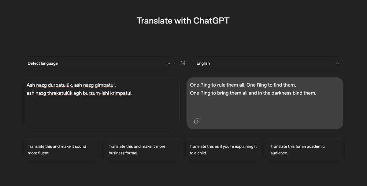 translate interface