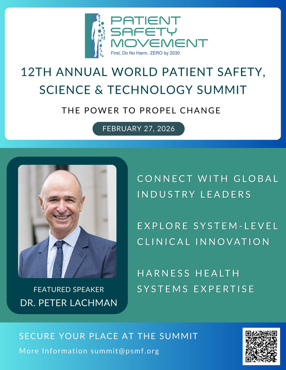 Patient Safety Movement Foundation tweet media