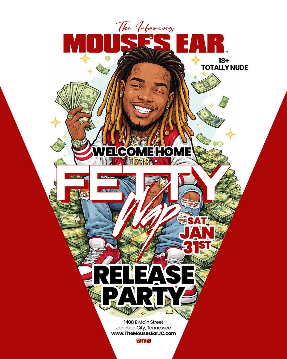 theponyusa's tweet image. If your playlist been waiting… SAME 😈 This weekend we celebrate the return, the anthems, and the energy that had the whole world moving. Johnson City about to go CRAZY. Pull up ready. #FettyWapVibes #MousesEar #PartyMode