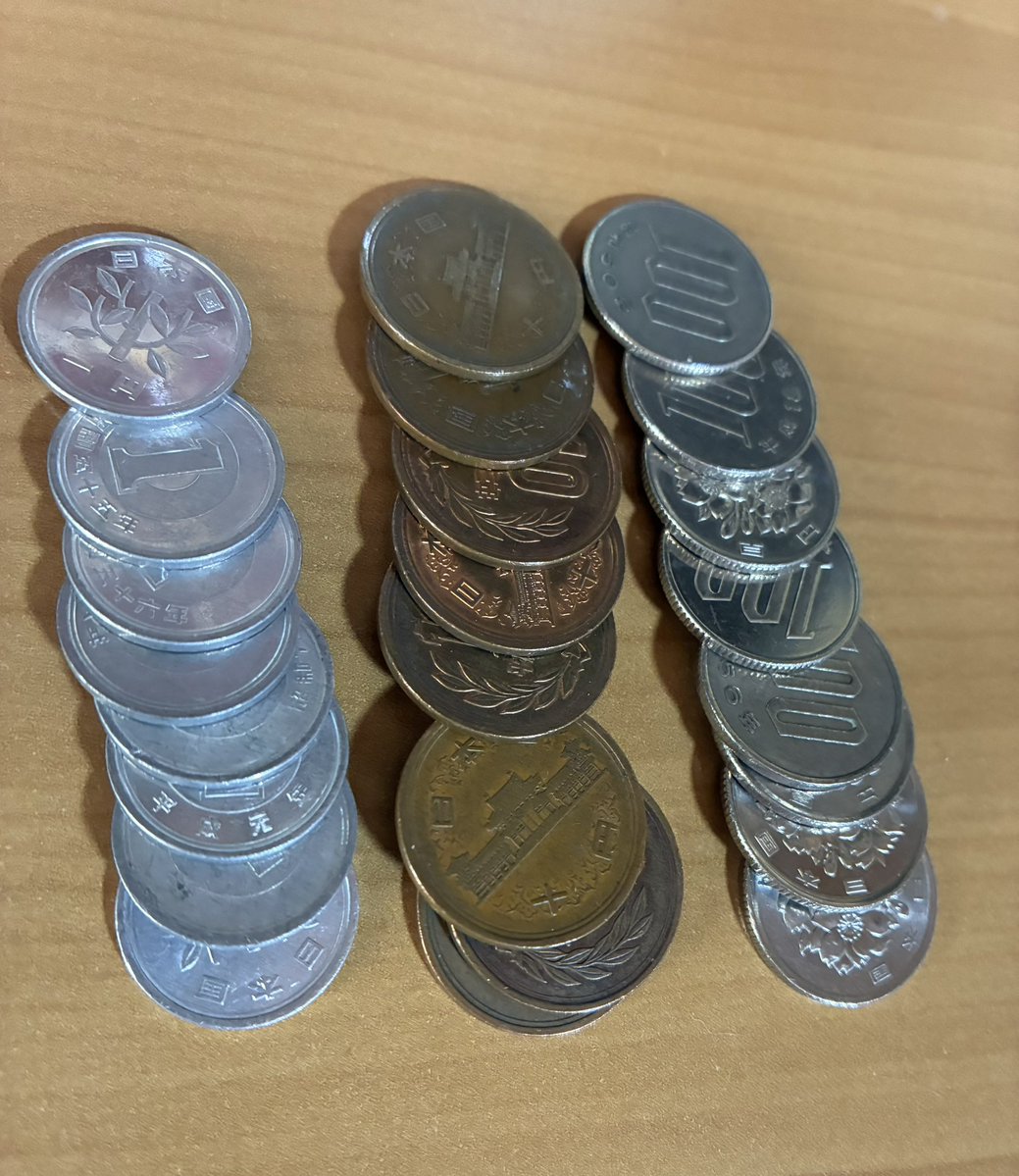 お財布👛の小銭数えたら
888円❣️
よし今日もついてる😊