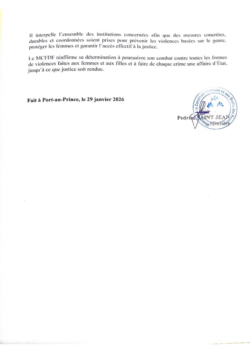 Ministere de la condition Feminine Officielle tweet media