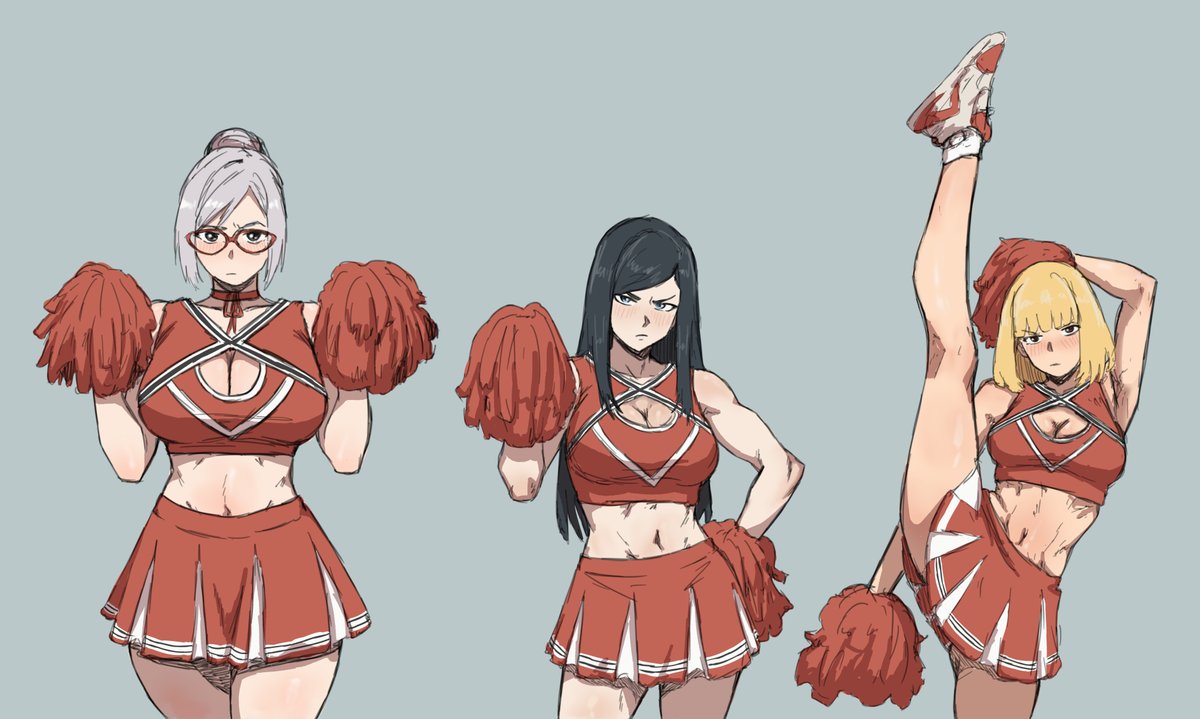 bonez_wish's tweet photo. Request - Cheerleaders

#Meiko #Hana #Mari #fanart #art #女の子 #イラスト #PrisonSchool https://t.co/hlkv09pfmn