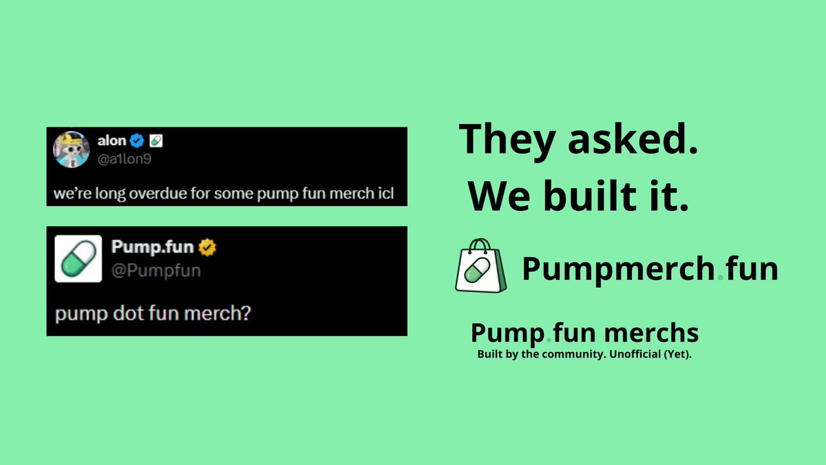 PumpMerch tweet media