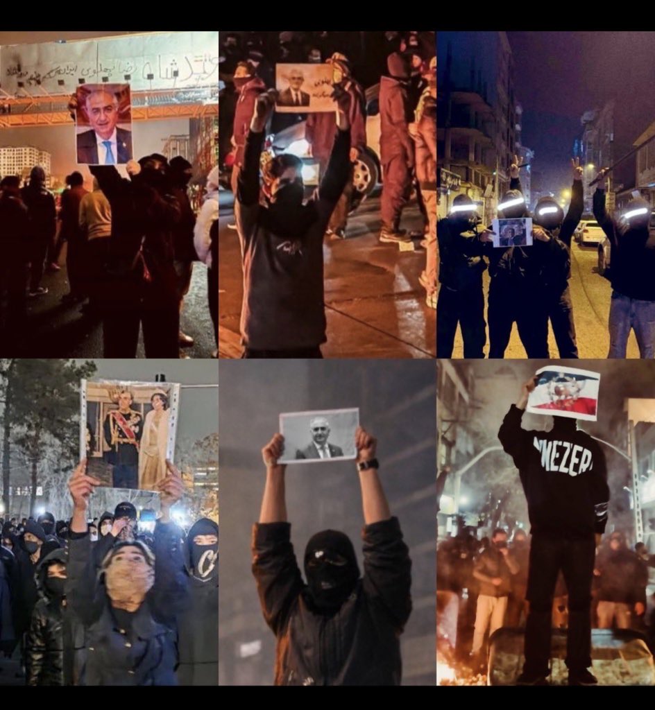 OneRace98's tweet photo. Millions of Iranians came to streets in every corner of the country and chanted the name of Crown Prince Reza Pahlavi.
Regime massacred tens of thousands of those brave innocent people. Now it is time to take our country back.
#LionAndSunRevolution
#Transitional_Government https://t.co/j1tSBqCByG