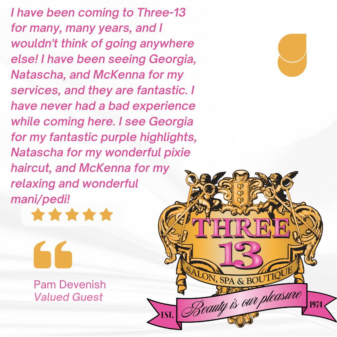 We are beyond thankful for guests who have trusted us for many, many years 🥹💖 Huge shoutout to Georgia, Natascha, and McKenna