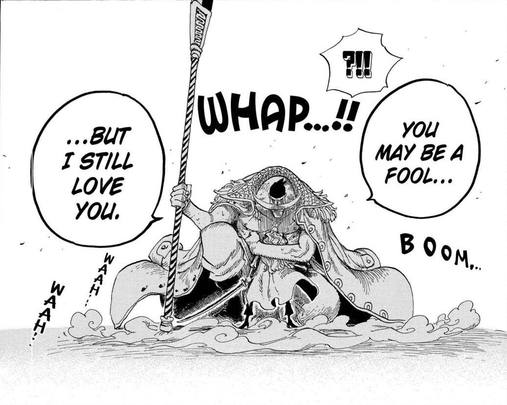 sammy_here_'s tweet image. Oda can write sukuna or gojo but gege can never write Whitebeard