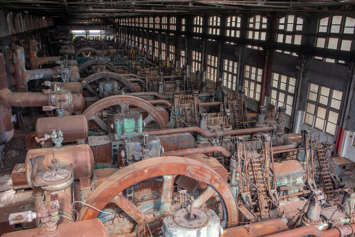 ExploresMr's tweet image. The vast and rusty acreage of Bethlehem Steel in Bethlehem, Pennsylvania. It staggers the mind to realize that this place helped build the modern America we see today.