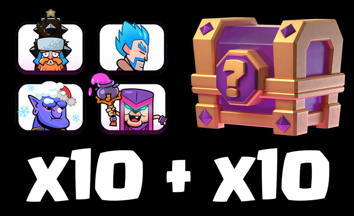 🎁 x10 Emotes &amp; x10 Lucky Chests Giveaway 🎁

🥳 11 Winners (1 Winner gets the x10 Chests)

To enter:
👥  Follow <a href="/Dcmat/">Dcmat</a>
🔁 Retweet
💭 Comment the emote you want

Ends in 24 hours!