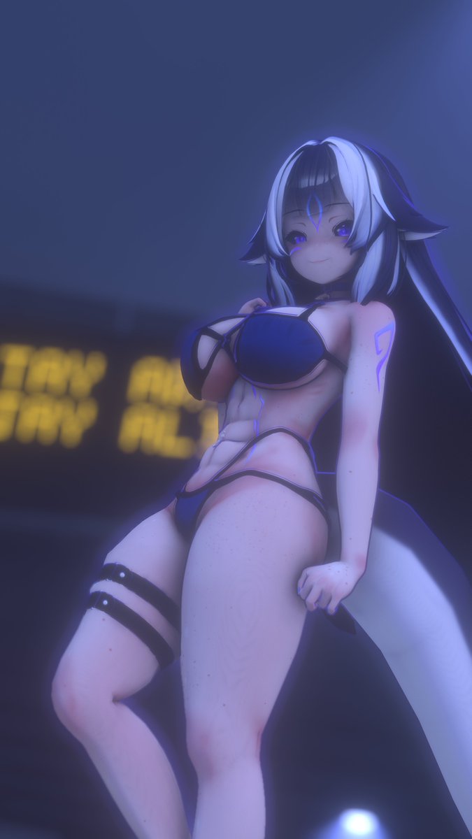 All the swimming has done wonders!~
#ShylilyNSFW  #ShylilyArt