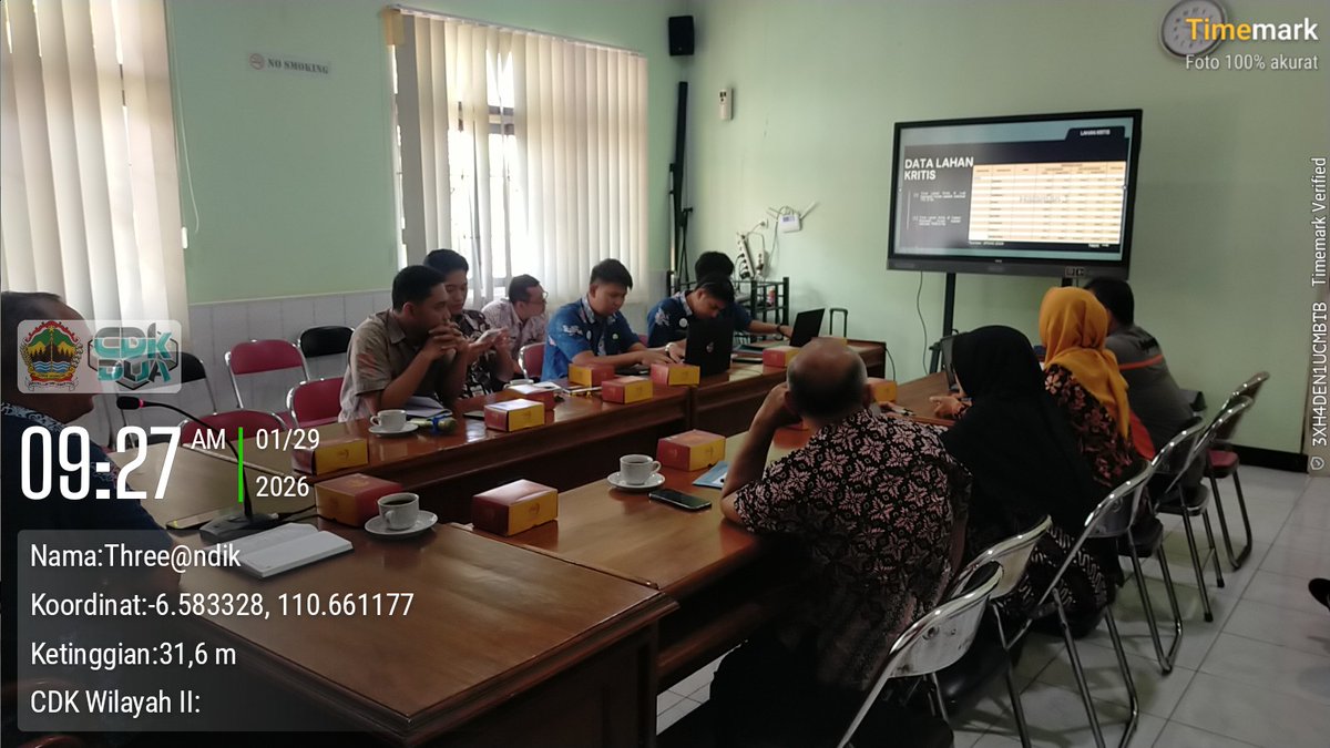 Koordinasi perencanaan penanaman lahan kritis mendukung Program Bupati Jepara "Jepara Menanam" bersama instansi terkait Pemprov Jateng, Pemkab Jpr,BPDAS, PT PN IX sbg upaya mitigasi bencana  (Jpr,29 Jan 2026)
#NgopeniNglakoni #pemkabjepara
<a href="/DwiCahyoPurnom8/">Dwi Cahyo Purnomo</a> <a href="/DwiCahyoPurnom8/">Dwi Cahyo Purnomo</a>