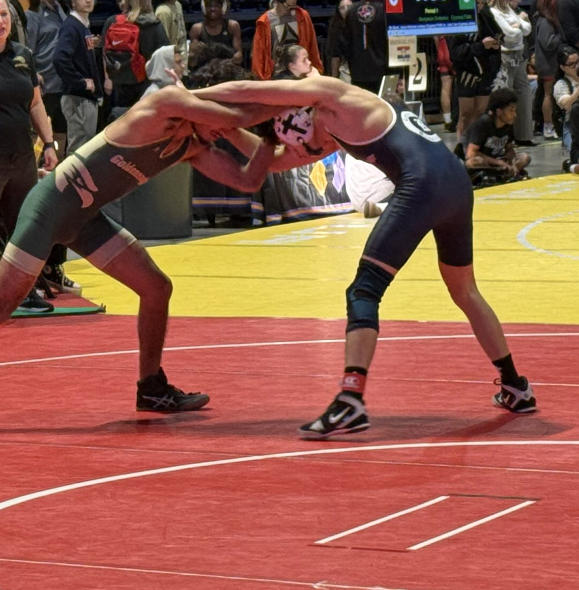DrLozano_CFISD's tweet photo. Rams on the mat and ready to compete! 💪 First round of the @CyFairISD District Wrestling Tournament is underway—let’s go, Ram Nation! @CypressRidgeHS @RamNationCRHS @coachshanle @CFISDAthletics #RamPride #RamNation https://t.co/pyaTlbB486