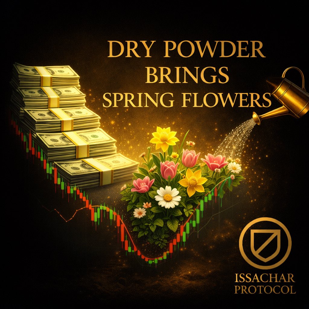 IssacharProtoc's tweet photo. Dry powder brings spring flowers! https://t.co/DGezulaPVO