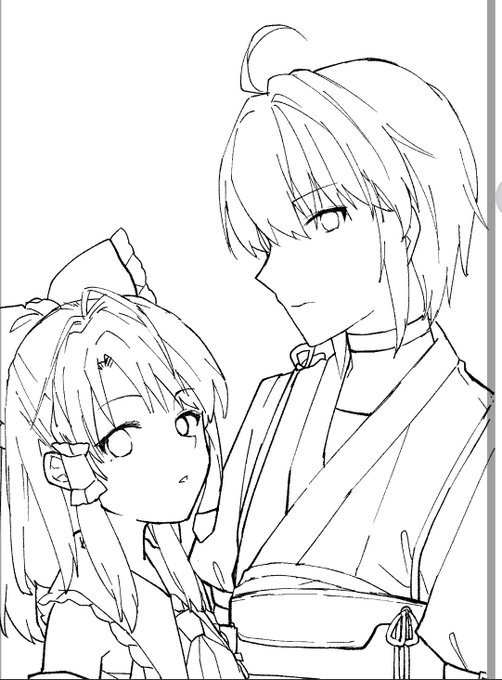 眼鏡描く前の霖之助。