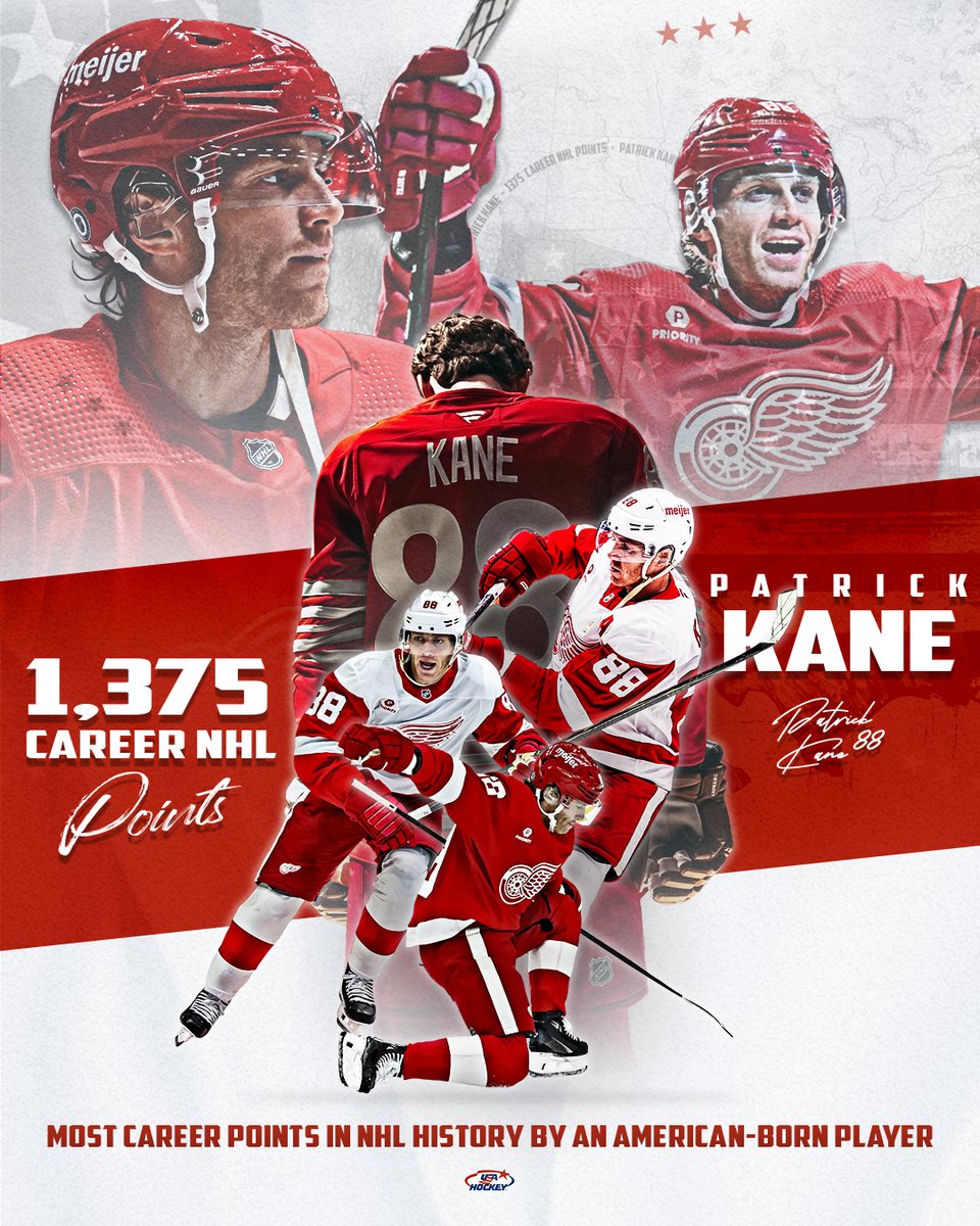 Patrick Kane makes history once again 🇺🇸

With his 1,375th career NHL point, Kane becomes the all-time points leader among American-born players!