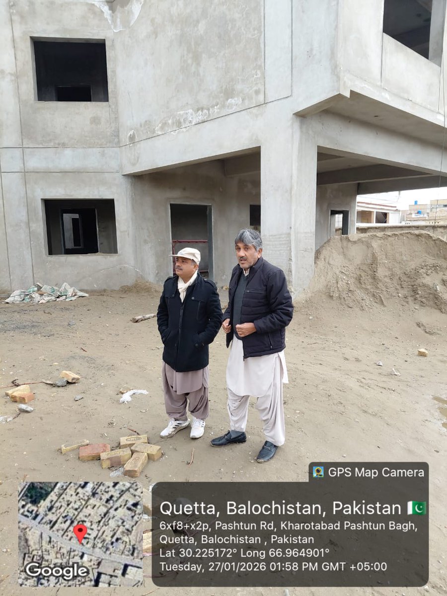 Construction of Boy Degree College Kharotabad