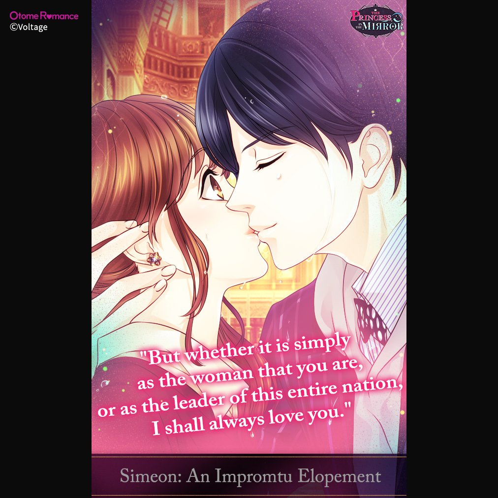 👑🌷The Princess in the Mirror🪞🏰 Simeon: An Impromtu Elopement Out Now!

Amid rehearsals a month before the investiture, an unexpected incident carries your beloved back with you to your original world! Kristein or Earth: which will you choose? 

#MirPri #otomegame #datingsim