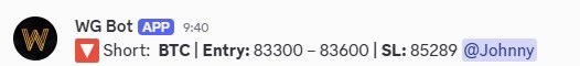 1/30群内随机回顾

1️⃣大镖客 昨天上午10点半给出BTC ETH两个做空策略，大饼拿下7300点！二饼拿下200点!

2️⃣群友大神V总 昨天10点发表做空黄金意见 “空即是送钱”晚上直接插针！

3️⃣三马哥 凌晨的BTC81888单子拿下650点。

4️⃣WWG约翰 今早9点BTC83300做空拿下2000点止盈。

5️⃣Bojan