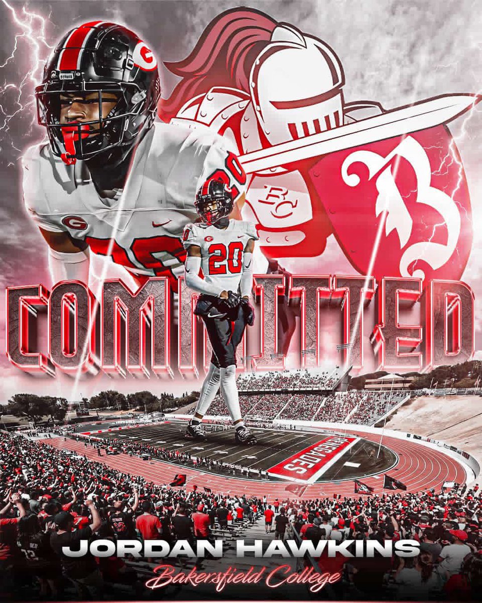 Blessed With The Opportunity To Be A <a href="/BCRenegadeFB/">Bakersfield College Football Official</a> Big Thanks to <a href="/SethWDamron/">Seth Damron</a> And Coach Thompson, And Most Importantly The Big Man Above ✝️  No Risk, No Story! Ready to bet it all on myself Let’s Work! #GoGades🛡️⚔️ #jucoproduct