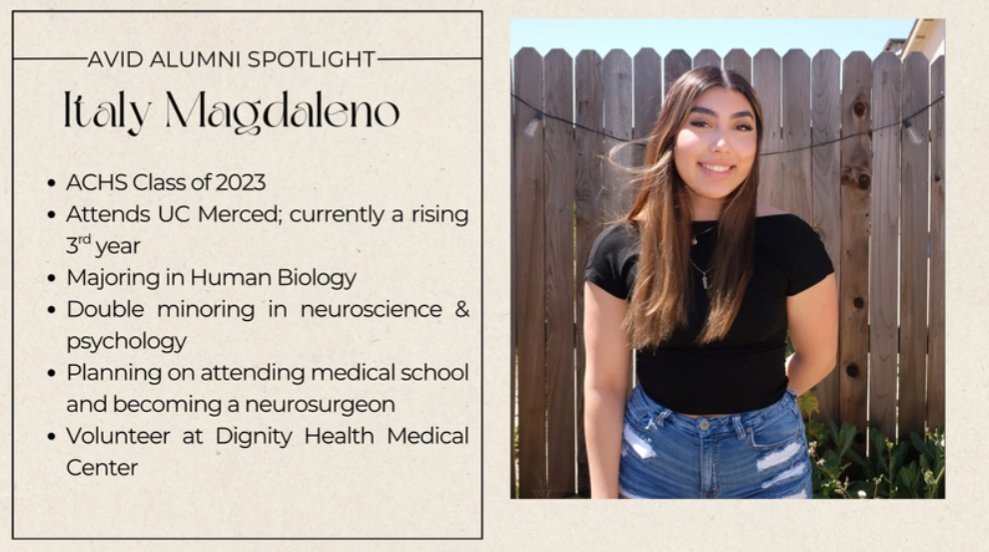 ACHS AVID tweet media