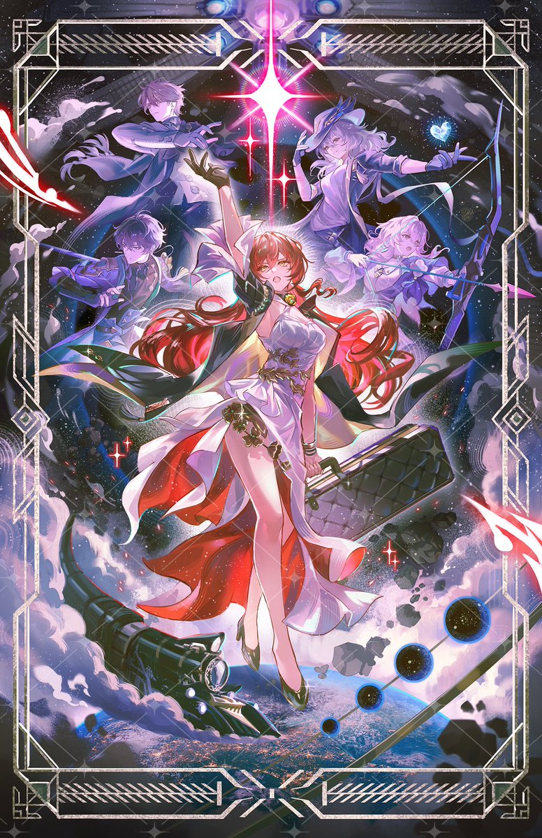 jwijaya_art's tweet image. “Witness...the will of the weak!” 🚂💫
Himeko commission for VA Cia Court!