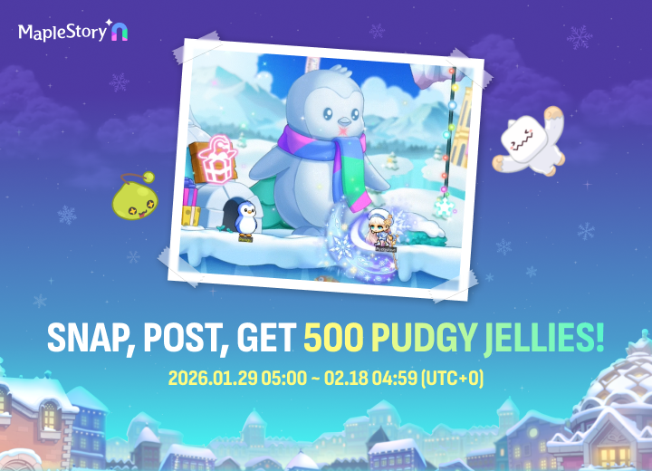 MaplestoryU's tweet photo. Got a minted character in Pudgy World?
Earn 500 Pudgy Jellies and a chance to win a Power Crystal! 🍄🐧

To participate, screenshot and post with:
🍄 Your IGN and server name
🍄 Use #MapleStoryN #500PudgyJellies
🍄 Tag @MapleStoryU @pudgypenguins

One entry per wallet. Full details and submission on Discord:
https://t.co/afp8pj1MGC