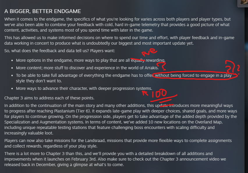 tryhardpov's tweet photo. @DuneAwakening I really like the QoL changes this game had since launch but also the worst game direction I've seen, this happens when you try to appeal to a non existent player base that will leave your game in a heartbeat for the next cozy slop, -80% player base in 4 months... https://t.co/GIBGM3bwNQ