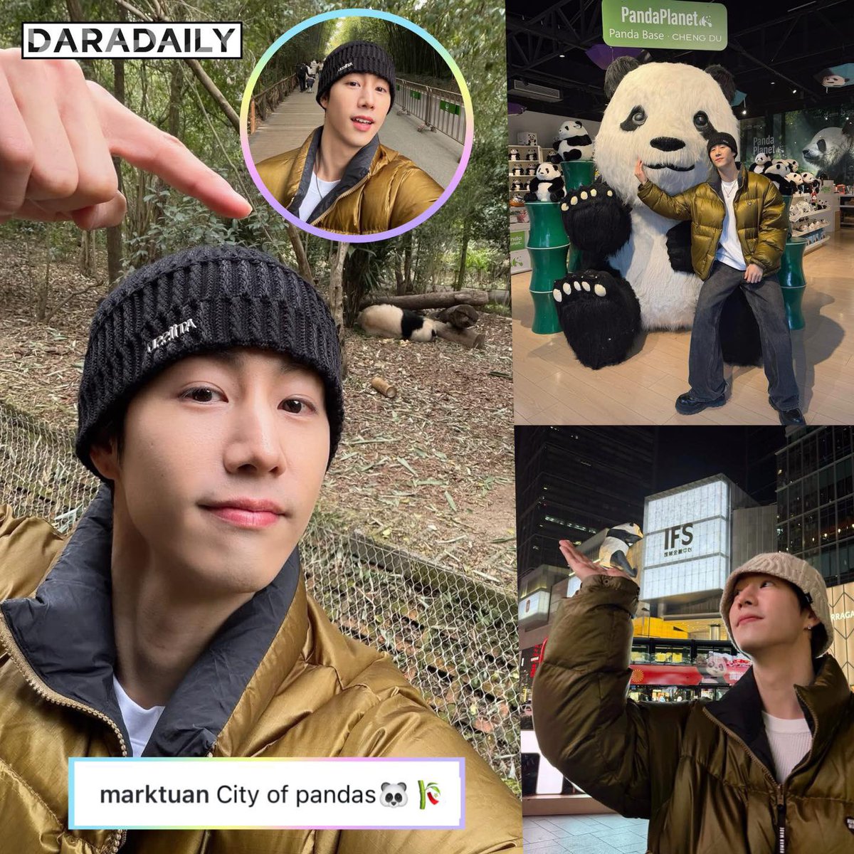 อร๊ายยยย หมีแพนด้าที่ว่าน่ารัก ยังเป็นตาฮักสู้ “พี่มาร์ค” ไม่ได้เล๊ยยย 🫠🐼💚 หล่อแบบโลกต้องจารึกมากค้าบบบ 🤭🐰🤟🏻

📸 : MarkTuan

#มาร์คต้วน #MarkTuan #daradaily #ดาราเดลี่ #ข่าวบันเทิง
