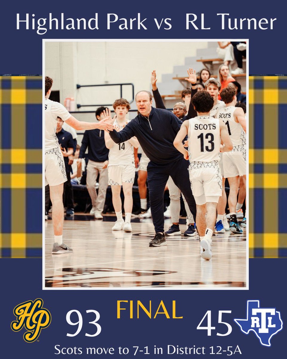 Highland Park Men's Basketball tweet media