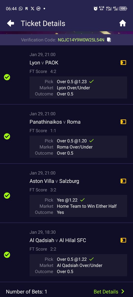 dorcasbricks's tweet image. Since i  read this your article , my perspective and approach towards sport Betting has been topnotch .

Even when everyone were angry on Wednesday about #UCL , I was just smiling looking at my @Footballcomglob app as my 2.62 odds came in even before the matches ended.

IMO, you…