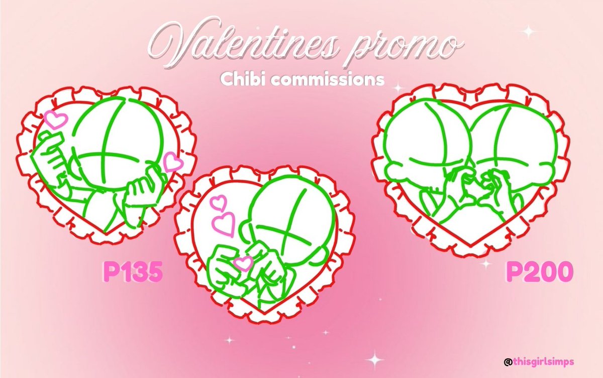 Jupiter's Chibi Commissions VALENTINES PROMO *:･✧ 
by <a href="/ThisGirlSimps/">Jupiter 💎 📌CheolSoo CSE MAY 24</a>

Promo will be available up until feb 13!
 • Can be use as freebies or personal use!
 • Additional fee if commercial use

Dm to avail!
( Rt would be very appreciated)