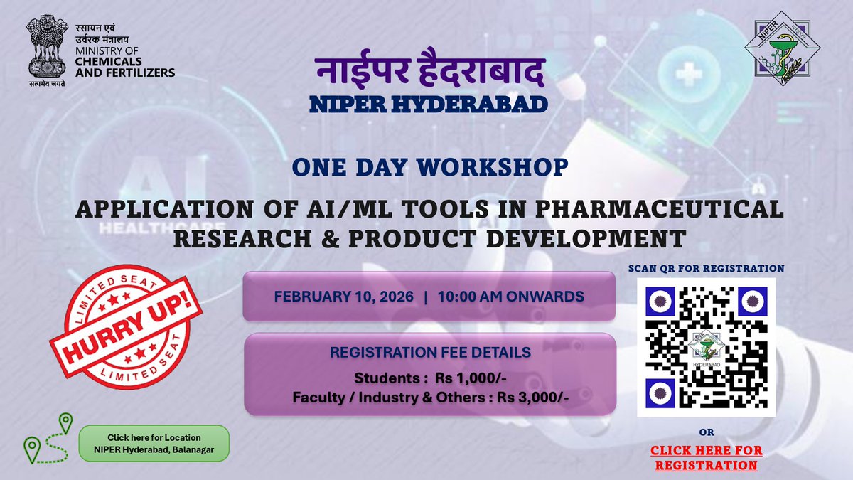 NIPER Hyderabad tweet media