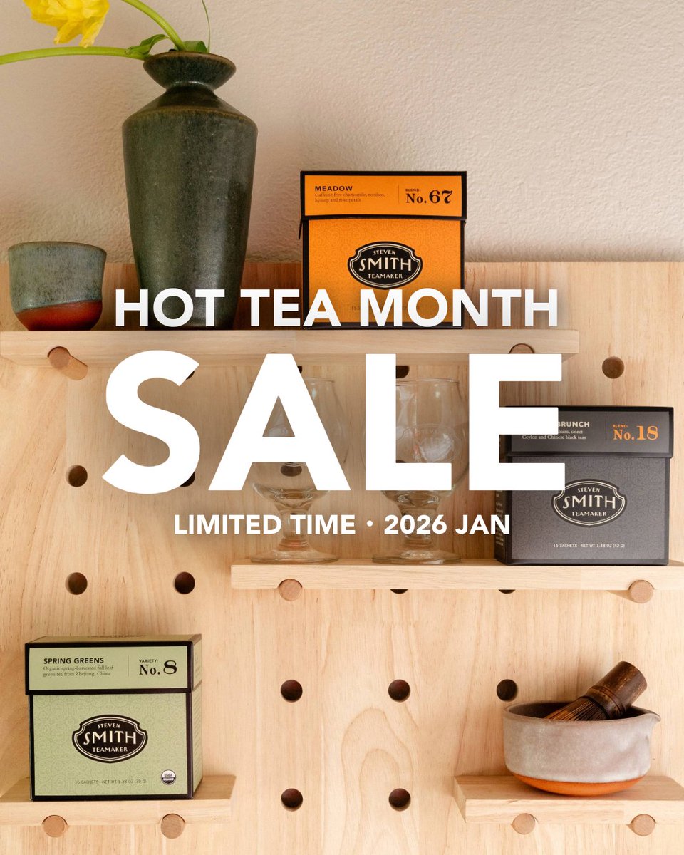 smithtea_japan's tweet photo. 特別な SALE はいよいよ明日まで！
ぜひこのチャンスをお見逃しなく。
▼すべての SALE 対象商品以下リンクから https://t.co/PGRLIY3y4b https://t.co/kS53CPA5Gz