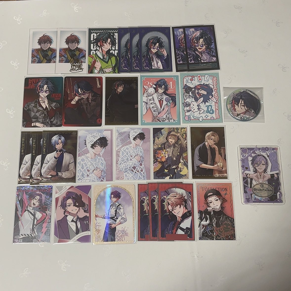 hakumai4290's tweet image. 【交換】 にじさんじ 3SKM Dytica Oriens ROF-MAO VΔLZ Speciale みたらし団 VOLTACTION IMPACT サンリオ チェキ カード 特典 缶バッジ

譲* 画像1-3
求* 画像4
‣‣ リボン最優先 上段&amp;gt;中段&amp;gt;下段

*本文ﾌｧﾝﾏ.ALT×
*R↔Nなど異種交換◎
‣‣ お品により比率違い希望