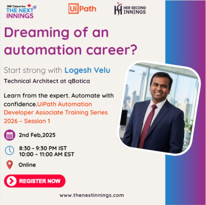Automation isn’t the future anymore — it’s the present.

👉 Secure your spot: community.uipath.com/events/details…

#AutomationSkills #UiPathCommunity #RPATraining #TechCareerPath #SkillBuilding