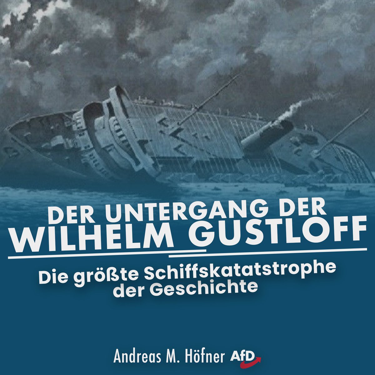 Heute vor 81 Jahren, am 30. Januar 1945, kam es zur größten Schiffskatastrophe der Geschichte der Menschheit.

Schätzungsweise 9.000 Menschen, vor allem Zivilisten, kamen dabei ums Leben, als ein sovietisches U-Boot, die S-13, mit drei Torpedotreffern das ehemalige KdF-Schiff zum