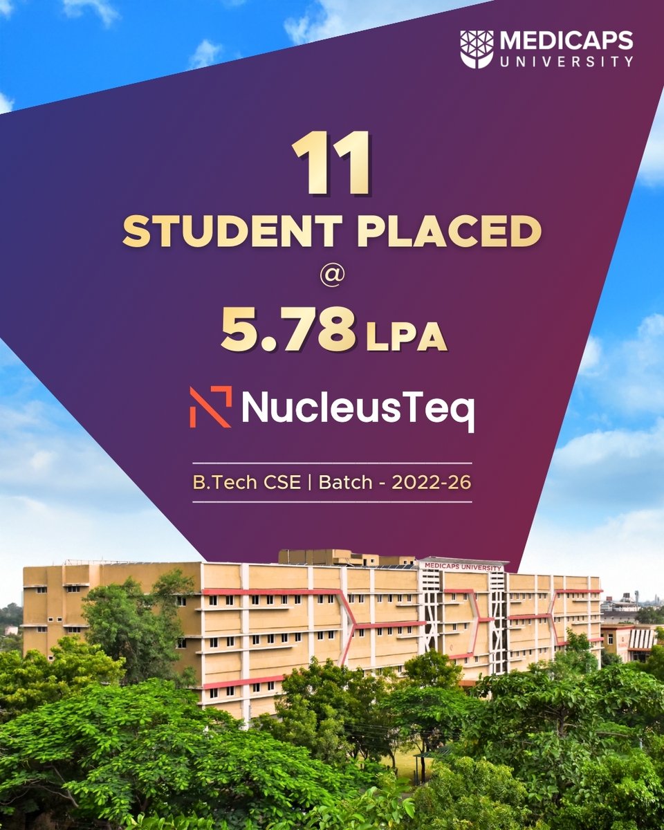 Medicaps University tweet media