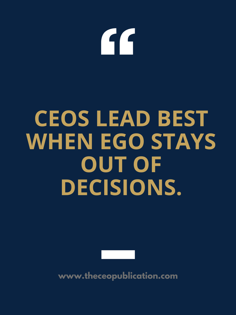 THE CEO PUBLICATION tweet media