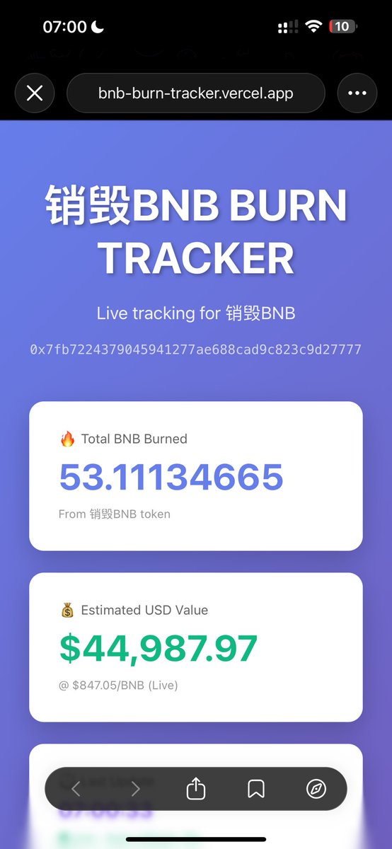 Just in 20 min we burned another 9 BNB. 
Real utility , no shit meme coin.  

<a href="/sapphycrypto/">sapphy</a> <a href="/cz_binance/">CZ 🔶 BNB</a>