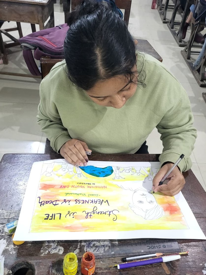 WBSC_BHU's tweet photo. The "Voices of Youth" event by WBSC at the Faculty of Education (BHU) empowered students through #creativity , #selfexpression, and #unity , celebrating their dreams and challenges.
@bhupro @VCofficeBHU @bhu_updates @dsw_bhu @registrarbhu https://t.co/9ep4qSZKbA