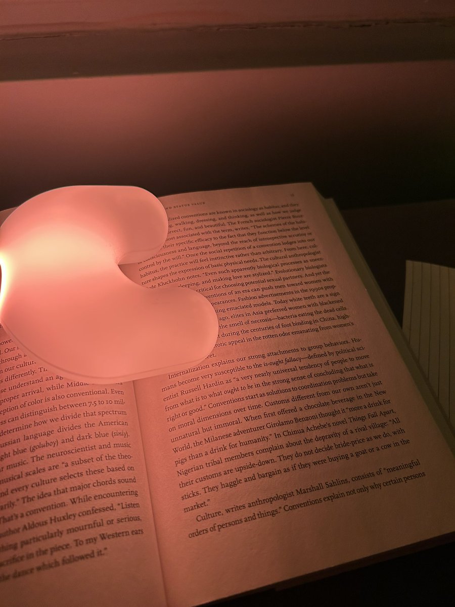 Using my binky bong as a reading light
