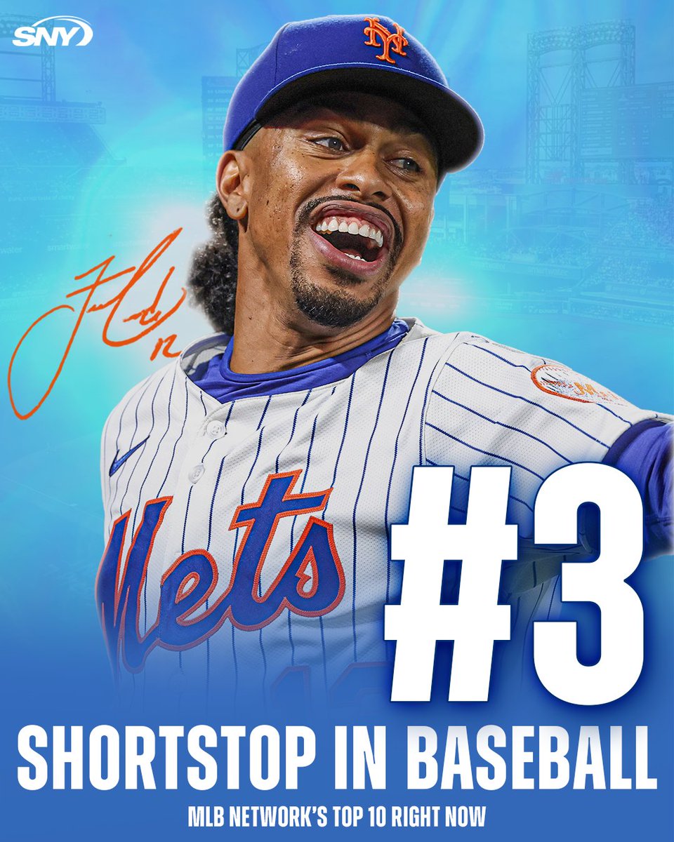 SNY_Mets's tweet image. Francisco Lindor is @MLBNetwork's #3 shortstop in baseball right now