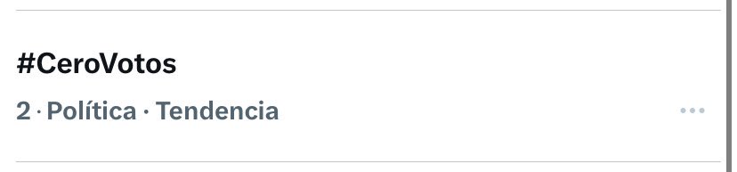 SLP_Today's tweet image. Solo paso a recordarles que el #CeroVotos sigue siendo tendencia en México 🇲🇽 

No vayan a dar like ni RT porque le hierve la sangre al #CeroVotos