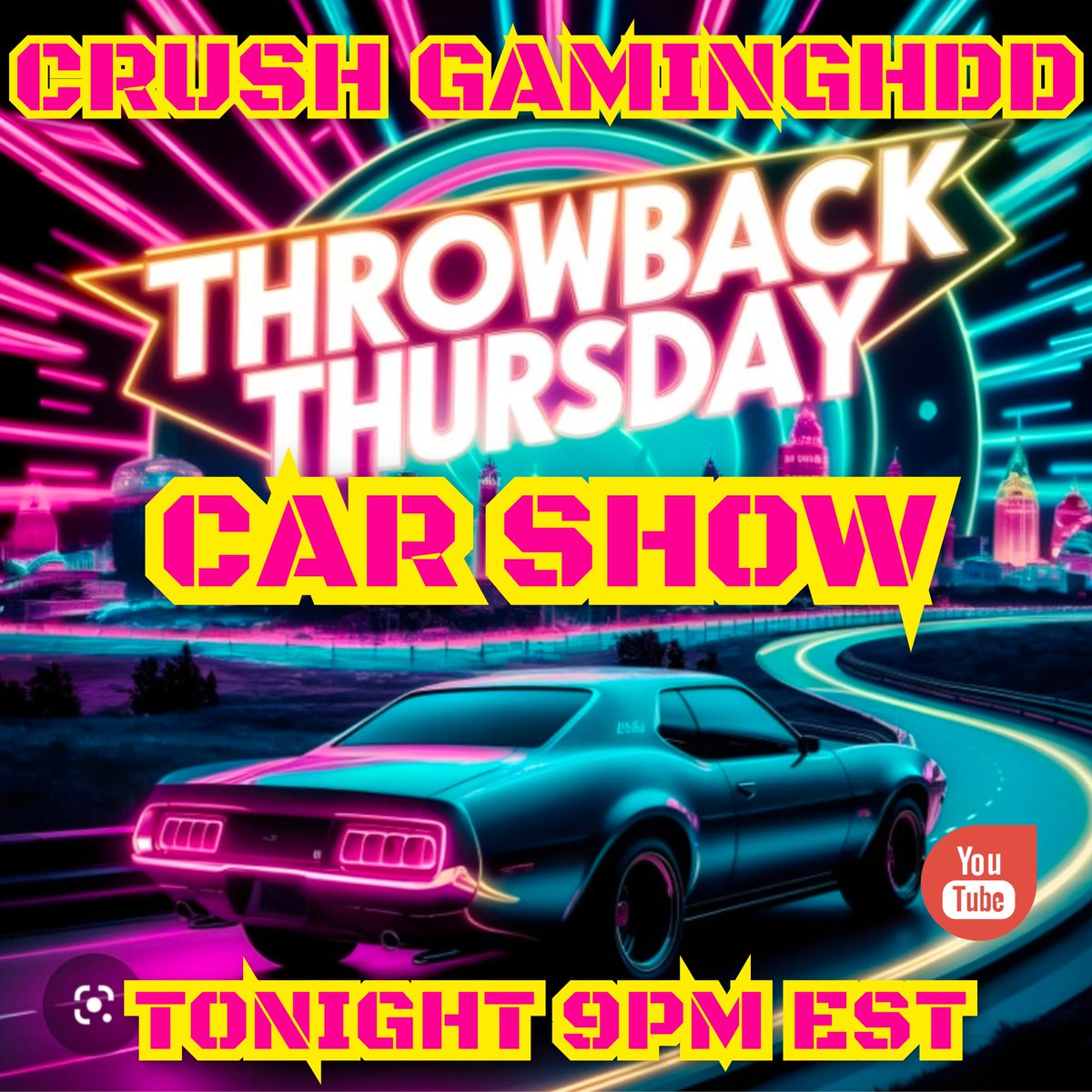 Are you ready for a 🔥🔥🔥THROWBACK THURSDAY CWR SHOW. Bring out them oldies and let everyone see you have what it takes to be tonights WINNER.  Lets see them awesome oldies here on GTA V. 

JOIN US BY TAPPING LINK AND SUBBING. 
👇👇👇👇👇👇👇👇youtube.com/@crushgaminghd…

LETS GO!!!