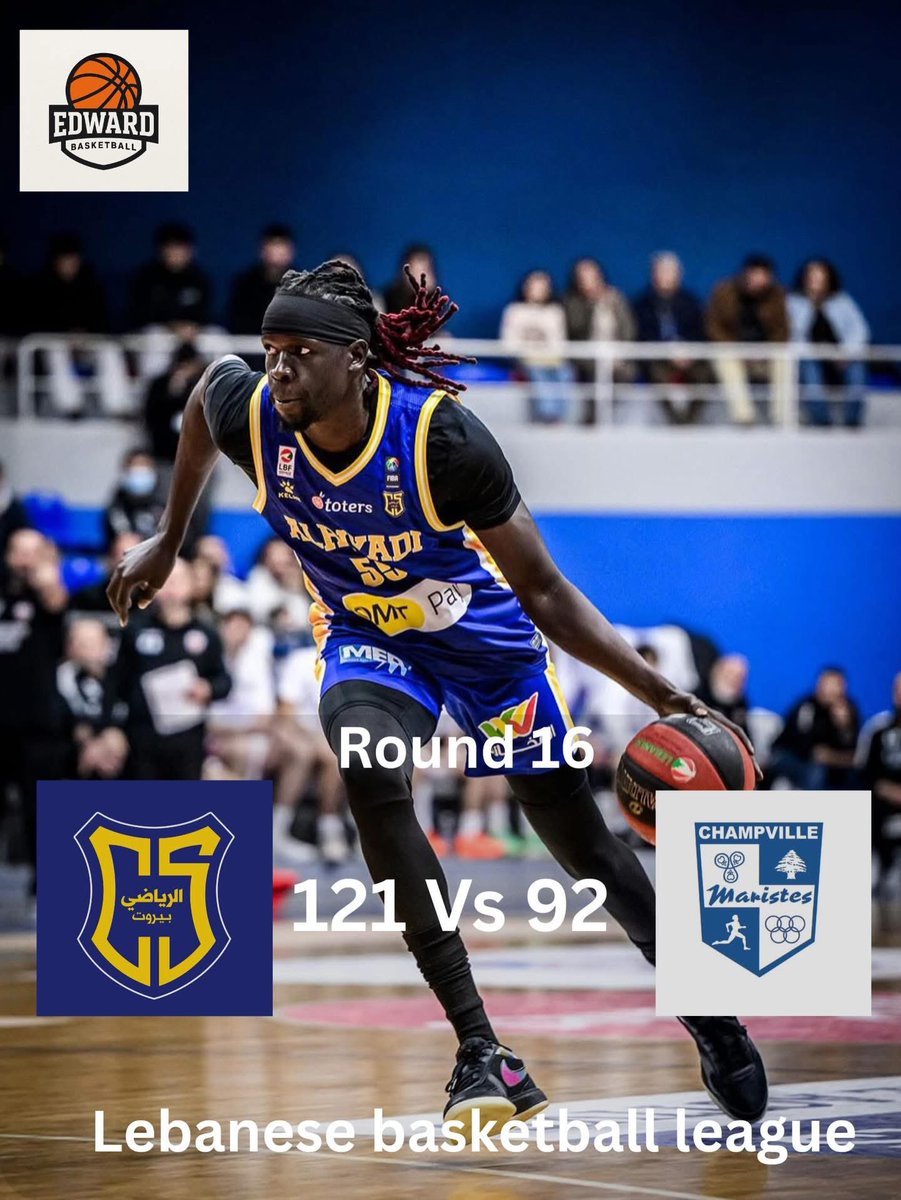 Edwardbasketbal's tweet photo. 🏀 Captain Nuni Omot is on fire! ✨
28 MIN | 17 PTS | 5 REB | 9 AST | 1 STL
💥 Al Riyadi crushes Champville 121–92

#LBL #AlRiyadi #NuniOmot #SouthSudanBasketball #EdwardBasketball https://t.co/okPmA8gt6o