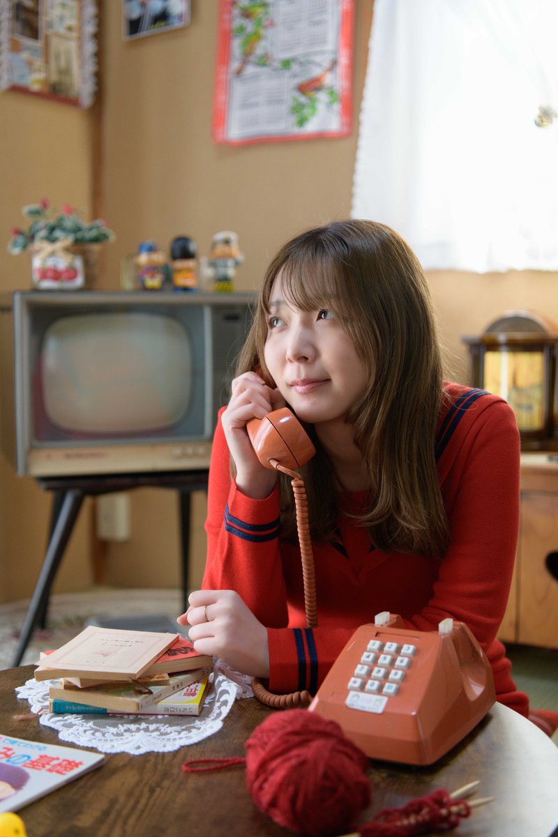 素敵なお写真を撮っていただきました✨大学時代に買った真っ赤バブリーな服が日の目を見て嬉しい