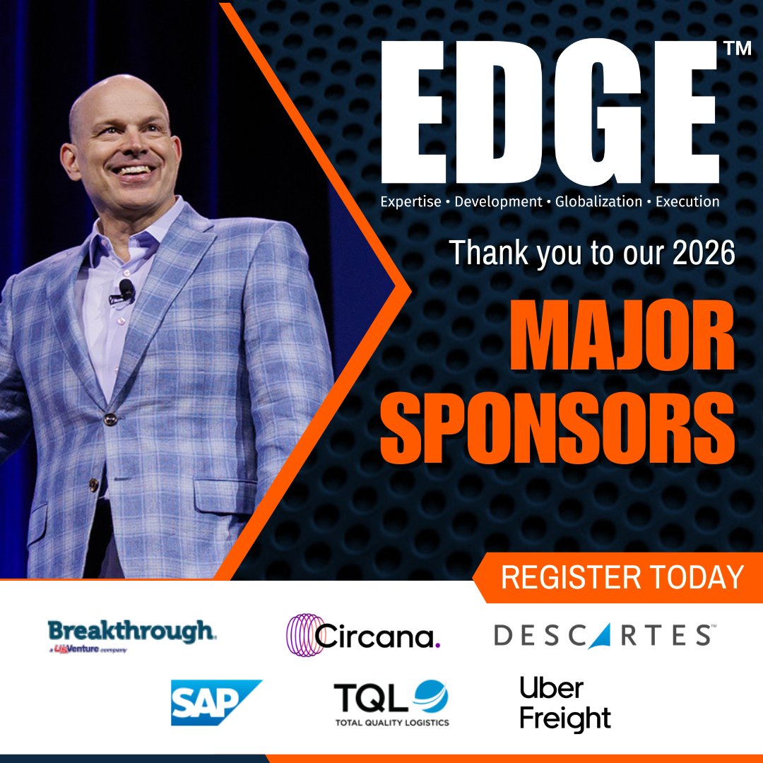 Thank you to our EDGE 2026 Major Sponsors! 🚀 Register for EDGE 2026 today: cscmpedge.org/website/91603/… #EDGE2026 #CSCMP
