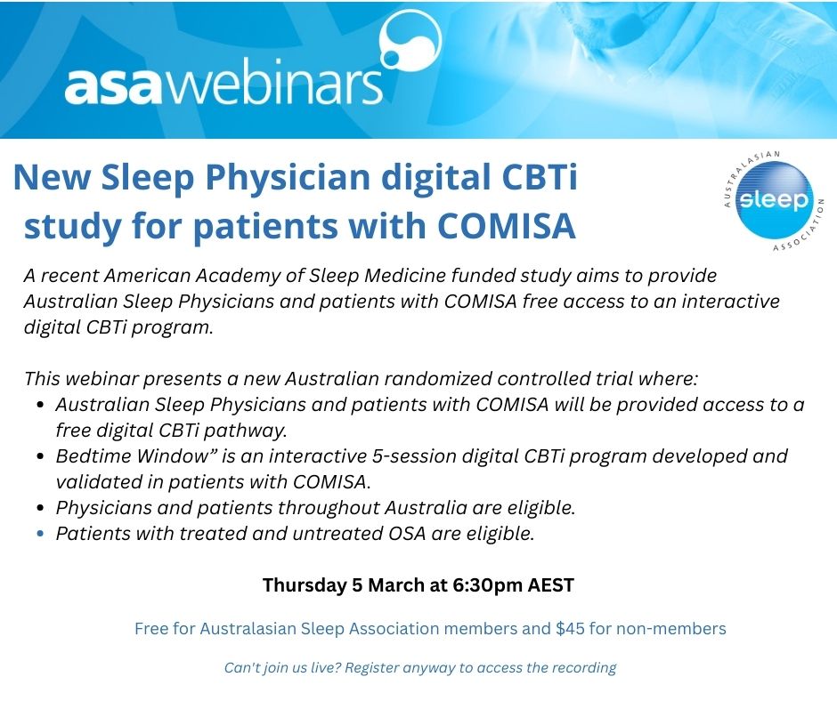 Australasian Sleep Association tweet media