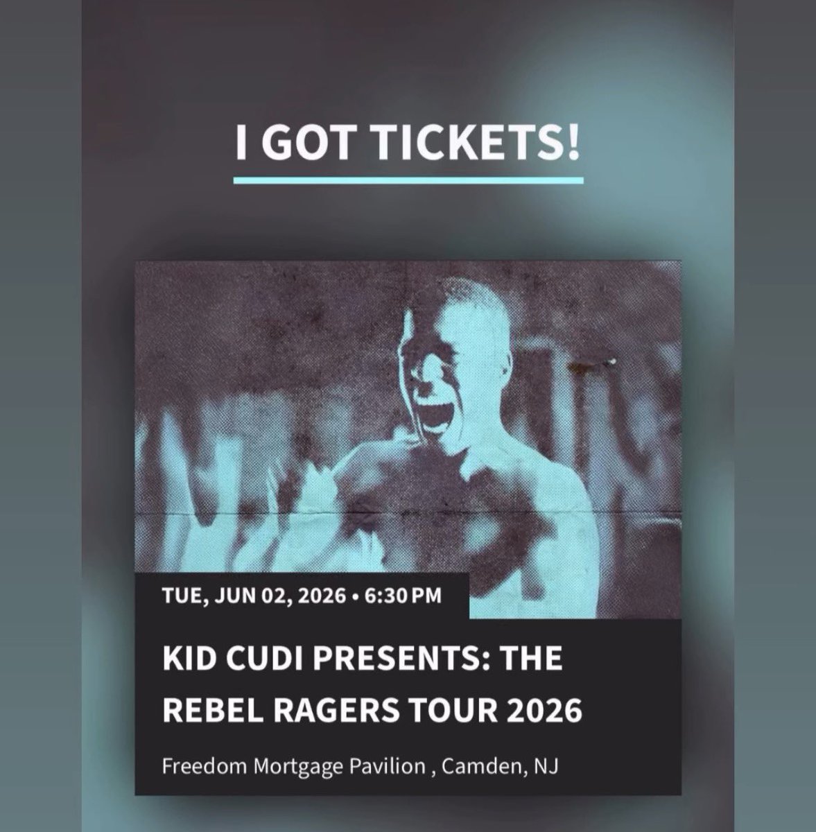 3KSlaughter's tweet photo. @KiDCuDi See ya in Camden 🙏🏿 🌕 https://t.co/iHKpNqfncI